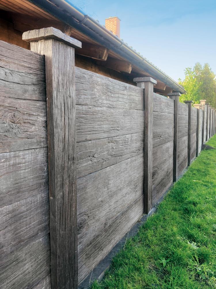 Betonový plot, který udělá dojem